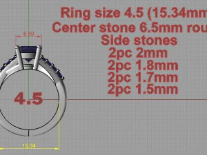 engagement ring 3D Print Model
