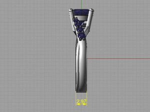 engagement ring 3Dプリントモデル