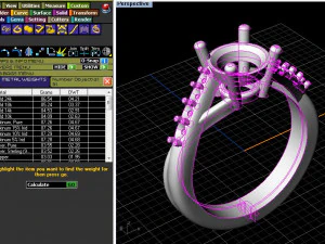 engagement ring 3D Print Model