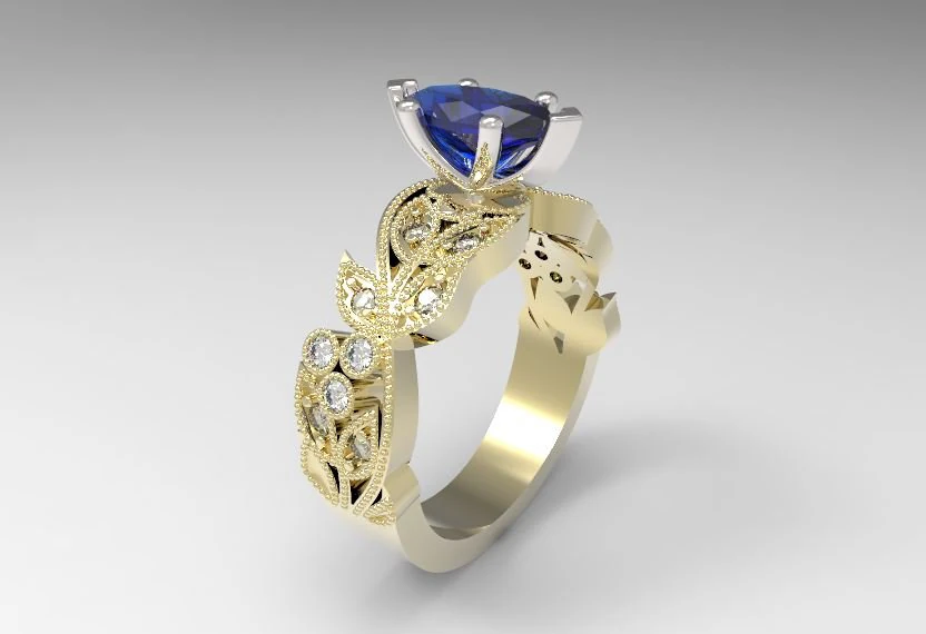 ring 3D Print Model .c4d .max .obj .3ds .fbx .stl .blend 