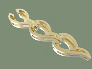 ブレスレットリンク 3Dプリントモデル