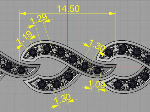 bracelet link Modello di stampa 3D