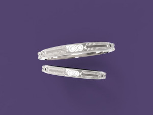 wedding bands Modèles 3D en vedette