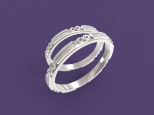 wedding bands Modèles 3D en vedette