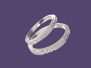 wedding bands 3D Print Model