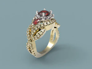 cincin Model Cetak 3D