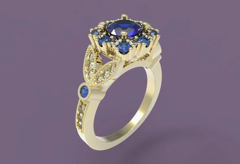 ring 3D Print Model .c4d .max .obj .3ds .fbx .stl .blend 