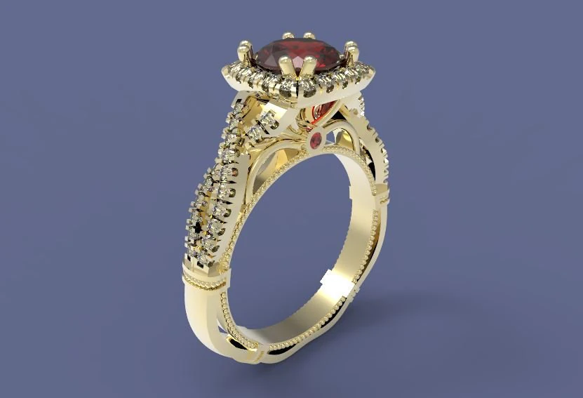 ring 3D Print Model .c4d .max .obj .3ds .fbx .stl .blend 