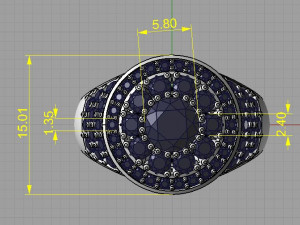 ring Modelo de impresión 3D