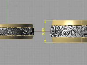 wedding bands 3D Print Model