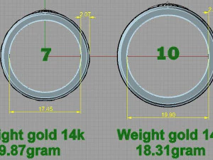 wedding bands 3D Print Model