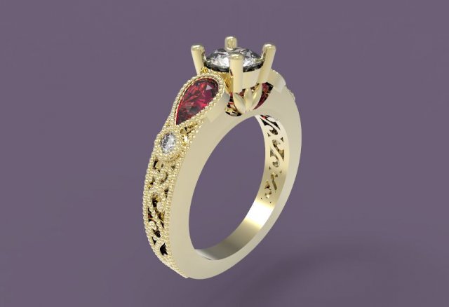 ring Modelo de Impressão 3D .c4d .max .obj .3ds .fbx .stl .blend 