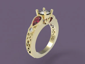 y&uuml;z&uuml;k 3D Baskı Modeli