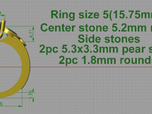 ring Modelo de Impressão 3D