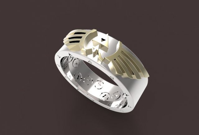 ring 3D 打印模型 .c4d .max .obj .3ds .fbx .stl .blend 