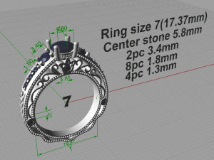 ring Modelo de Impressão 3D
