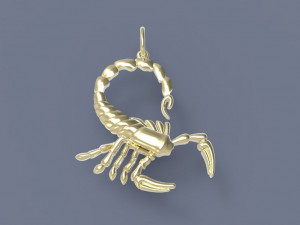 scorpio pendant Modelo de Impressão 3D
