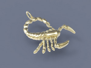 scorpio pendant Model do druku 3D