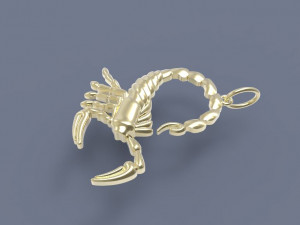 scorpio pendant Model do druku 3D