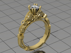 engagement ring Modèles 3D en vedette