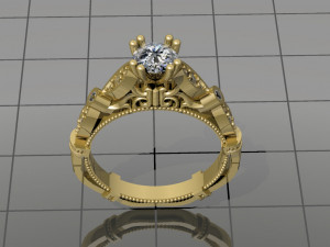 engagement ring Modèles 3D en vedette