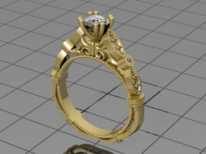 engagement ring Modèles 3D en vedette