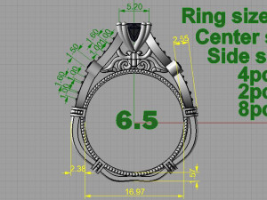 engagement ring Modèles 3D en vedette
