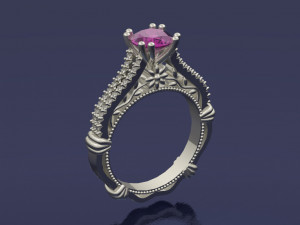 engagement ring Modèles 3D en vedette