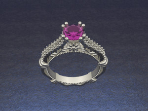 engagement ring 3Dプリントモデル