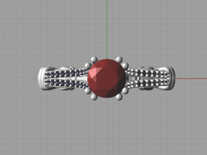engagement ring 3Dプリントモデル