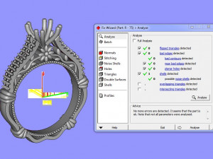 engagement ring 3Dプリントモデル