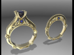 ring and band 3D Print Model