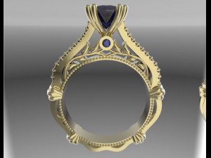 ring and band 3D प्रिंट मॉडल