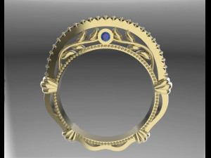 ring and band 3D प्रिंट मॉडल