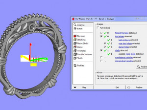ring and band 3D प्रिंट मॉडल