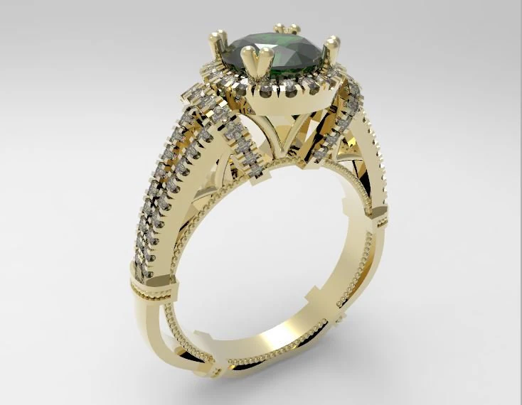 ring 3D Print Model .c4d .max .obj .3ds .fbx .stl .blend 