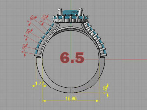 3 rings 3Dプリントモデル