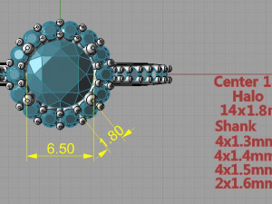 3 rings 3Dプリントモデル