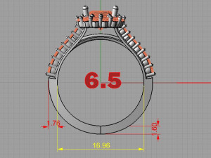 3 rings 3Dプリントモデル