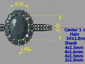 3 rings 3Dプリントモデル