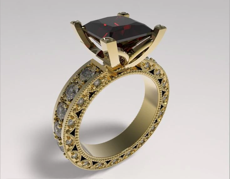 ring 3D Print Model .c4d .max .obj .3ds .fbx .stl .blend 