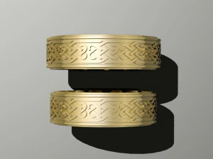 wedding bands 3D Print Model