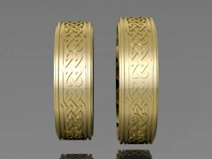 wedding bands 3D Print Model