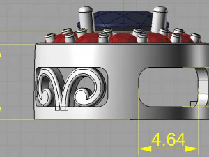 ペンダント 3Dプリントモデル