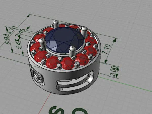ペンダント 3Dプリントモデル