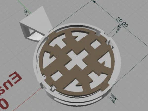 ペンダント 3Dプリントモデル