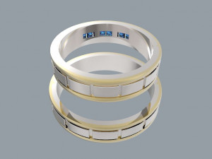 wedding bands Modèles 3D en vedette