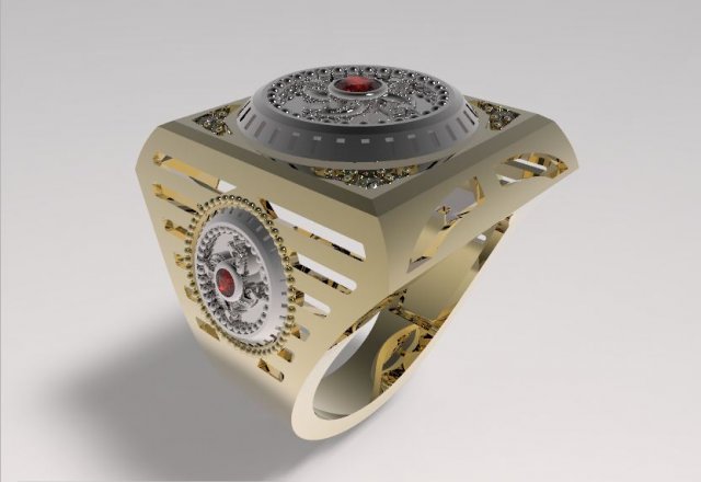 ring Modello di stampa 3D .c4d .max .obj .3ds .fbx .stl .blend