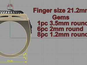 ring Modello di stampa 3D