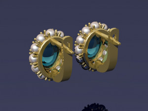 earrings Modelo de Impressão 3D